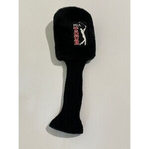 PGA Tour Fairway Wood Headcover - Black Plush #1